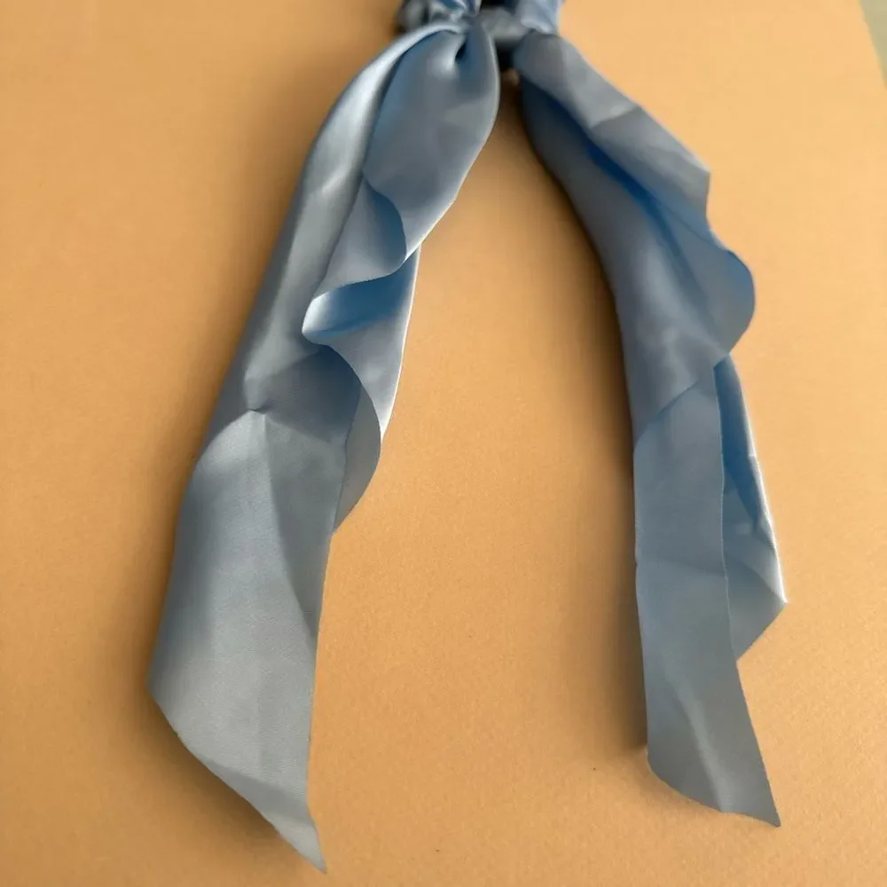 Elegant Blue Hair Scrunchie K73